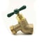 Thrifco Plumbing 3/4 Inch FIP x 3/4 Inch GHT Brass No-Kink Hose Bibb, ARROWHEAD 6415107 - alternate 1